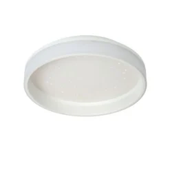 Lucide ESTREJA Plafonnière-Wit-Ø40-LED Dimb.-40W