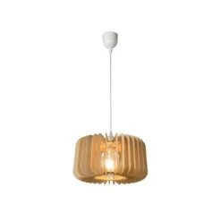 Lucide ETTA - Hanglamp - Ø 29 cm - 1xE27 - Licht hout Discount