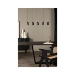 Lucide EVORA Hanglamp-Zwart-Ø10-5xGU10-35W-Metaal New