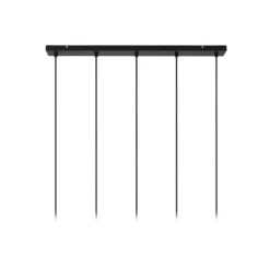 Lucide EVORA Hanglamp-Zwart-Ø10-5xGU10-35W-Metaal New