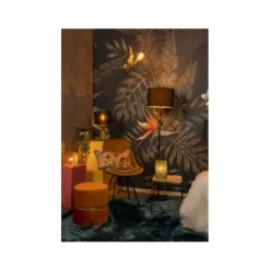 Lucide EXTRAVAGANZA CHIMP - Tafellamp - Ø 30 cm - 1xE14 - Zwart