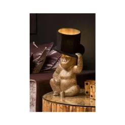 Lucide EXTRAVAGANZA GUST - Tafellamp - Ø 22,5 cm - 1xE14 - Zwart Best