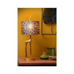 Lucide EXTRAVAGANZA MISS TALL - Tafellamp - Ø 25 cm - 1xE27 - Mat Goud / Messing Clearance