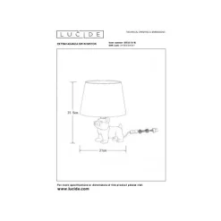 Lucide EXTRAVAGANZA SIR WINSTON - Tafellamp - 1xE14 - Goud Clearance