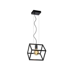 Lucide FABIAN - Hanglamp - 1xE27 - Zwart Discount