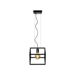 Lucide FABIAN - Hanglamp - 1xE27 - Zwart Discount
