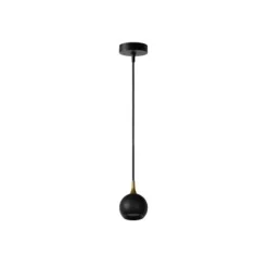 Lucide FAVORI - Hanglamp - Ø 9 cm - 1xGU10 - Zwart Clearance