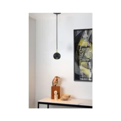 Lucide FAVORI - Hanglamp - Ø 9 cm - 1xGU10 - Zwart Clearance