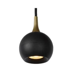 Lucide FAVORI - Hanglamp - Ø 9 cm - 1xGU10 - Zwart Clearance