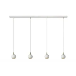 Lucide FAVORI - Hanglamp - 4xGU10 - Wit Hot