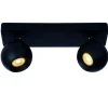 Lucide FAVORI - Plafondspot - 2xGU10 - Zwart Outlet