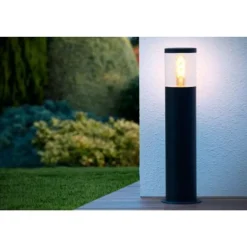 Lucide FEDOR - Sokkellamp Buiten - 1xE27 - IP44 - Zwart Sale