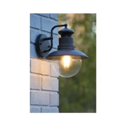 Lucide FIGO - Wandlamp Buiten - Ø 21,3 cm - 1xE27 - IP44 - Zwart Clearance