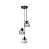 Lucide FILOX Hanglamp-Zwart-Ø44,5-3xE27-40W-Metaal Outlet