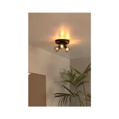 Lucide FILOX Plafondspot-Zwart-2xE14-40W-Metaal