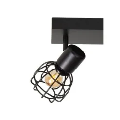 Lucide FILOX Plafondspot-Zwart-2xE14-40W-Metaal