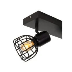 Lucide FILOX Plafondspot-Zwart-2xE14-40W-Metaal