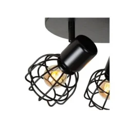 Lucide FILOX Plafondspot-Zwart-Ø25-3xE14-40W-Metaal Discount