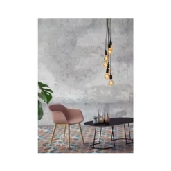 Lucide FIX MULTIPLE Hanglamp 7xE27 / 60W Zwart Outlet