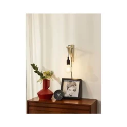 Lucide FIX WALL - Wandlamp - 1xE27 - Zwart Sale