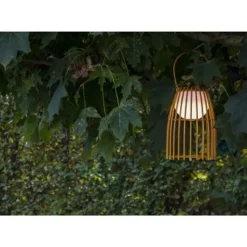Lucide FJARA - Tafellamp Buiten - Ø 17,5 cm - LED Dimb. - 1x0,3W 3200K - IP44 - Bruin Clearance
