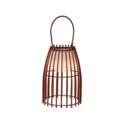 Lucide FJARA - Tafellamp Buiten - Ø 17,5 cm - LED Dimb. - 1x0,3W 3200K - IP44 - Roest bruin Online