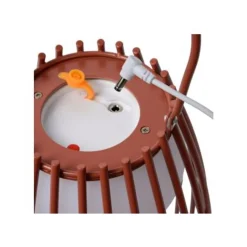 Lucide FJARA - Tafellamp Buiten - Ø 17,5 cm - LED Dimb. - 1x0,3W 3200K - IP44 - Roest bruin Outlet