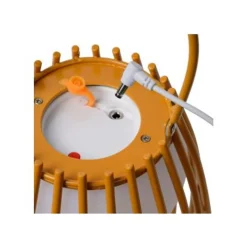 Lucide FJARA - Tafellamp Buiten - Ø 17,5 cm - LED Dimb. - 1x0,3W 3200K - IP44 - Bruin Hot