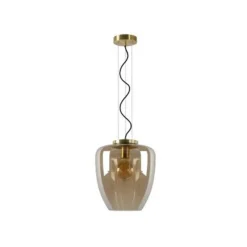 Lucide FLORIEN - Hanglamp - Ø 28 cm - 1xE27 - Amber Discount