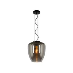 Lucide FLORIEN - Hanglamp - Ø 28 cm - 1xE27 - Fumé