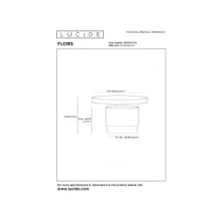 Lucide FLORIS - Plafondspot - Ø 10 cm - 1xGU10 - Zwart