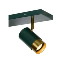 Lucide FLORIS - Plafondspot - Ø 10 cm - 2xGU10 - Groen Discount