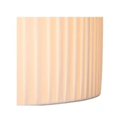 Lucide FOLD Hanglamp-Wit-Ø40-1xE27-40W-Stof New