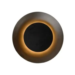 Lucide FOSKAL - Plafonnière - Ø 34,5 cm - LED - 1x12W 2700K - Zwart Outlet