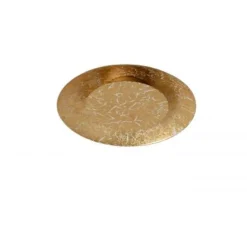 Lucide FOSKAL - Plafonnière - Ø 21,5 cm - LED - 1x6W 2700K - Mat Goud / Messing New