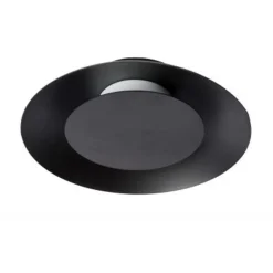 Lucide FOSKAL - Plafonnière - Ø 21,5 cm - LED - 1x6W 2700K - Zwart