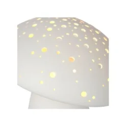 Lucide FUNGO Tafellamp-Wit-1xE14-25W-Porsel. Clearance