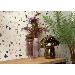 Lucide FUNGO Tafellamp-Zwart .-1xE14-25W-Porsel.