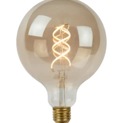 Lucide G125 - Filament lamp - Ø 12,5 cm - LED Dimb. - E27 - 1x5W 2200K - 3 StepDim - Fumé Hot