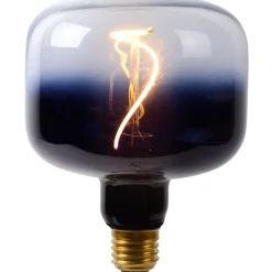 Lucide G118 - Filament lamp - Ø 11,8 cm - LED Dimb. - E27 - 1x4W 2200K - Zwart Hot