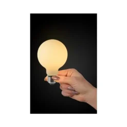 Lucide G80 - Filament lamp - Ø 8 cm - LED Dimb. - E27 - 1x5W 2700K - Opaal Sale