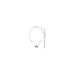 Lucide G80 - Filament lamp - Ø 8 cm - LED Dimb. - E27 - 1x5W 2700K - Opaal Sale
