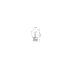 Lucide G45 - Filament lamp - Ø 4,5 cm - LED Dimb. - E27 - 1x3W 2200K - Amber Online