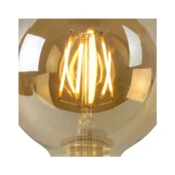 Lucide G95 - Filament lamp - Ø 9,5 cm - LED Dimb. - E27 - 1x5W 2700K - Amber Online