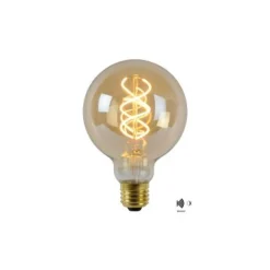 Lucide G95 TWILIGHT SENSOR - Filament lamp Buiten - Ø 9,5 cm - LED - E27 - 1x4W 2200K - Amber Best