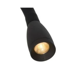 Lucide GALEN-LED - Bedlamp - LED - 1x3W 3000K - Zwart Outlet