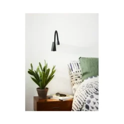 Lucide GALEN-LED - Bedlamp - LED - 1x3W 3000K - Zwart Outlet