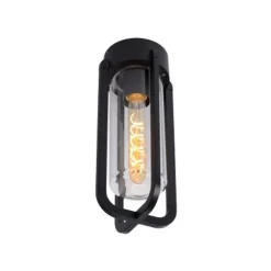 Lucide GARLAND Plafonnière Buiten-Zwart-Ø15,1-1xE27-20W