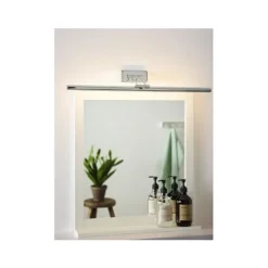 Lucide GAVIN - Spiegellamp Badkamer - LED - 1x13W 3000K - IP21 - Chroom Outlet