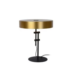 Lucide GIADA - Tafellamp - Ø 40 cm - 2xE27 - Mat Goud / Messing Discount